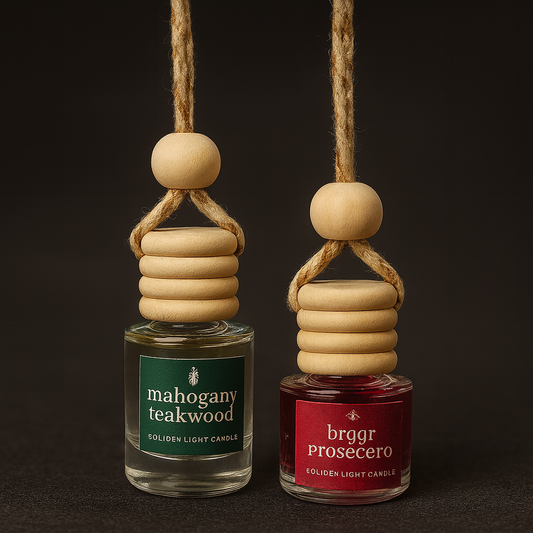 Car Air Freshener Hanging (Pack of 2) | Pistachio and Salted Caramel Car Scent